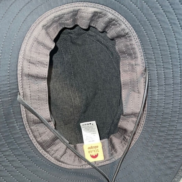 Solar Escape UV Explorer Boonie Adjustable Hat UPF 50 One Size Grey - Picture 5 of 5